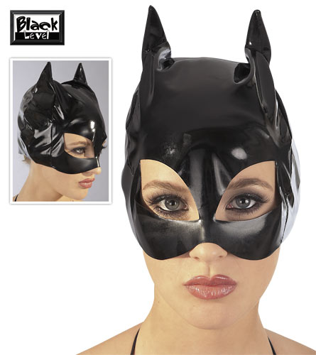 Vinyl Mask With Cat Ears