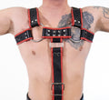 Chest Harness with Penis Strap Yellow L