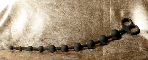 Analbeads, Silicone, Black