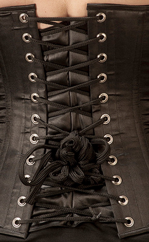 Satin Black Skirt 26" OB