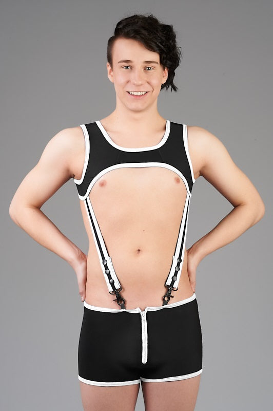 N Chest Harness 3 Omega, Black L