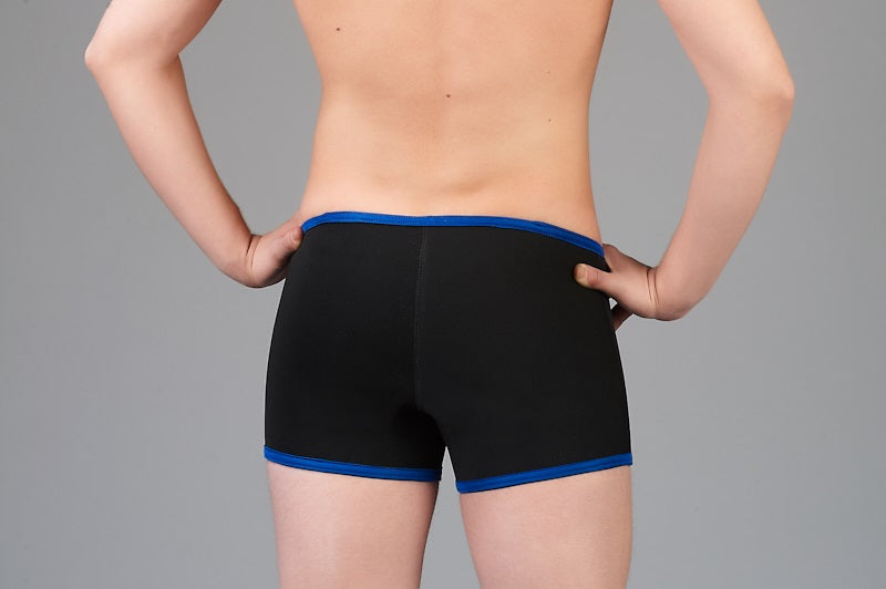 N Shorts Zipper Black L