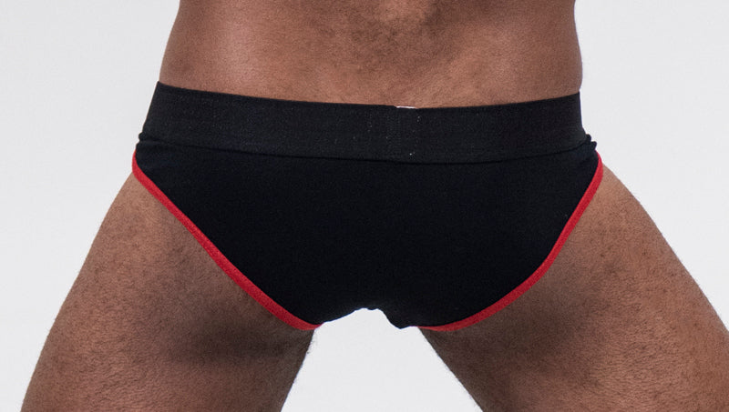 C Brief Black/Yellow XL
