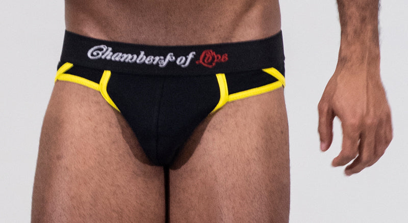 C Brief Black/Yellow XL