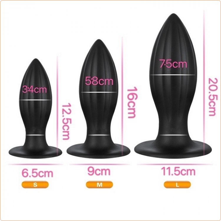Cone Butt Plug Hudfärgat S