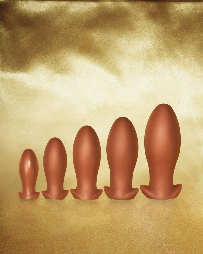 Dragon egg buttplug Svart L