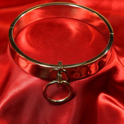 BDSM collar med släde 20