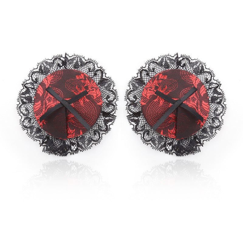 BrocadeLace Overlay Nipple Pasties