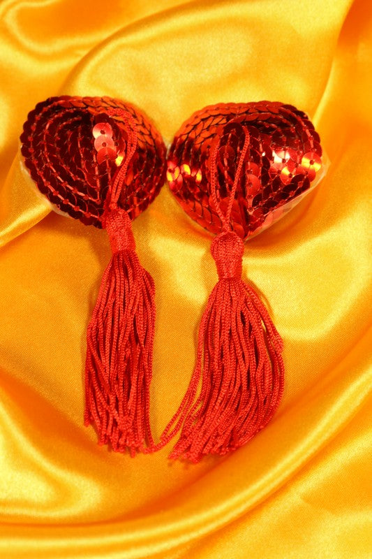 Heart-shaped nipple covers Vit