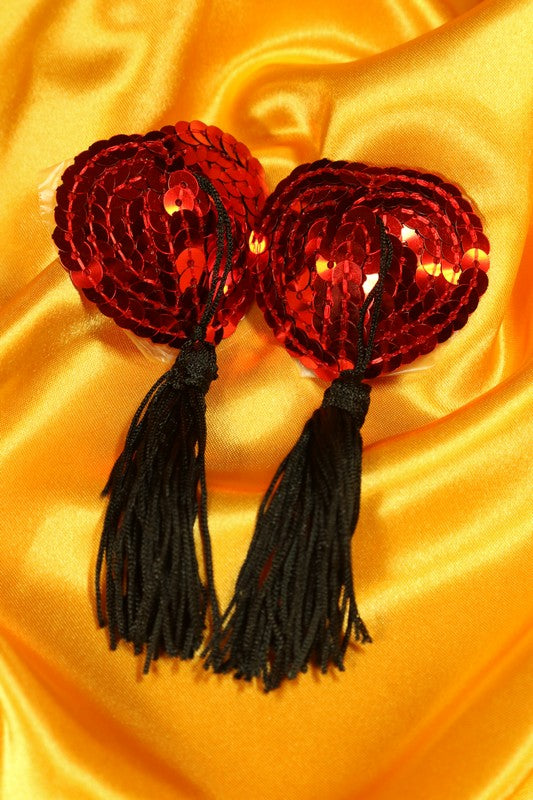Heart-shaped nipple covers Vit
