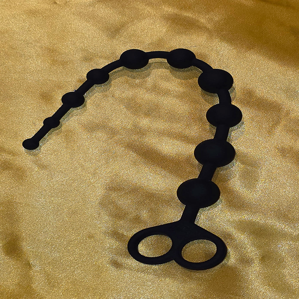 Analkugeln_10_Kugeln_Silikon_Schwarze_Front_Medizinisches_Silikon_Chambers_of_Love