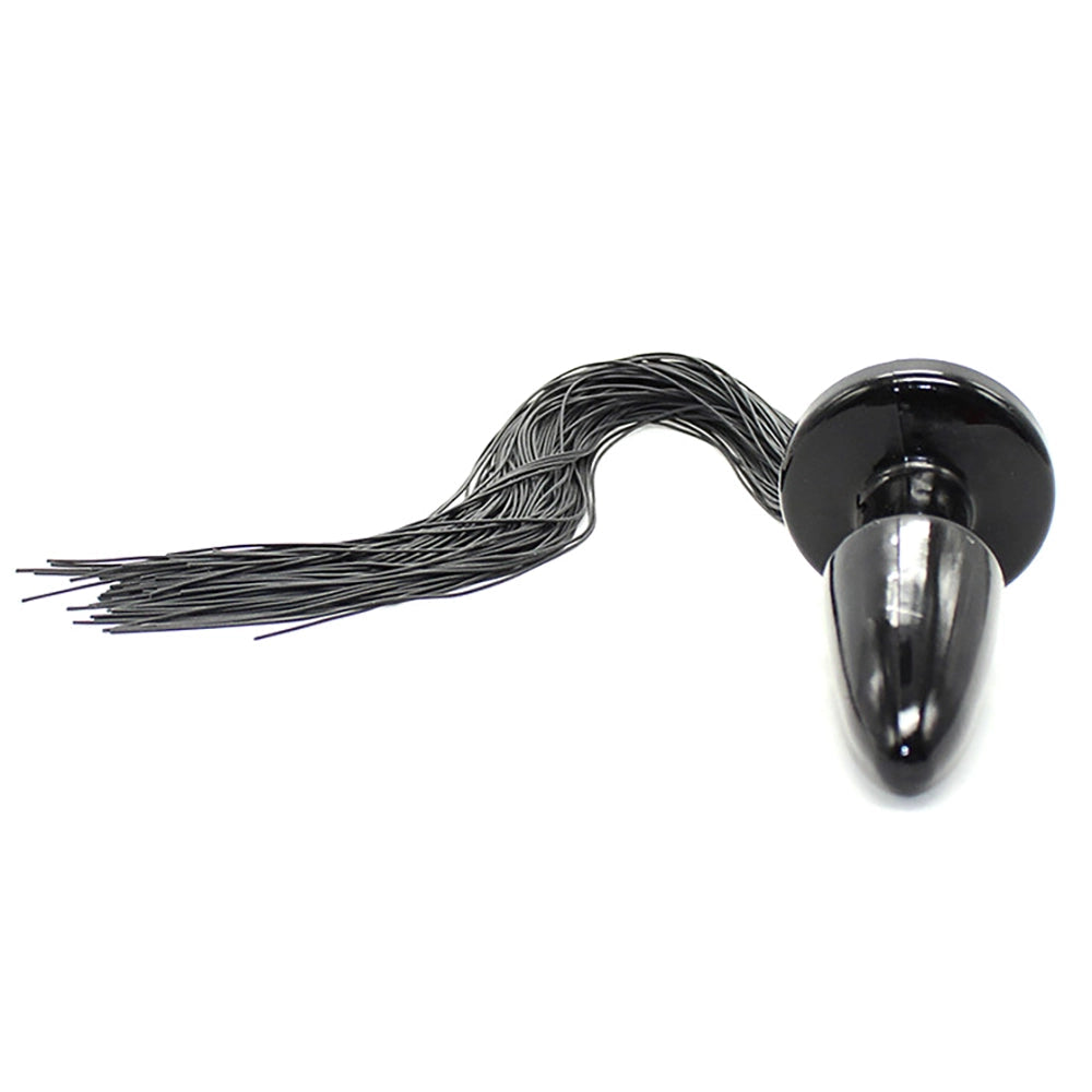 Buttplug_Rattail_Rubber_Black_Close-up_Plug_Chambers_of_Love