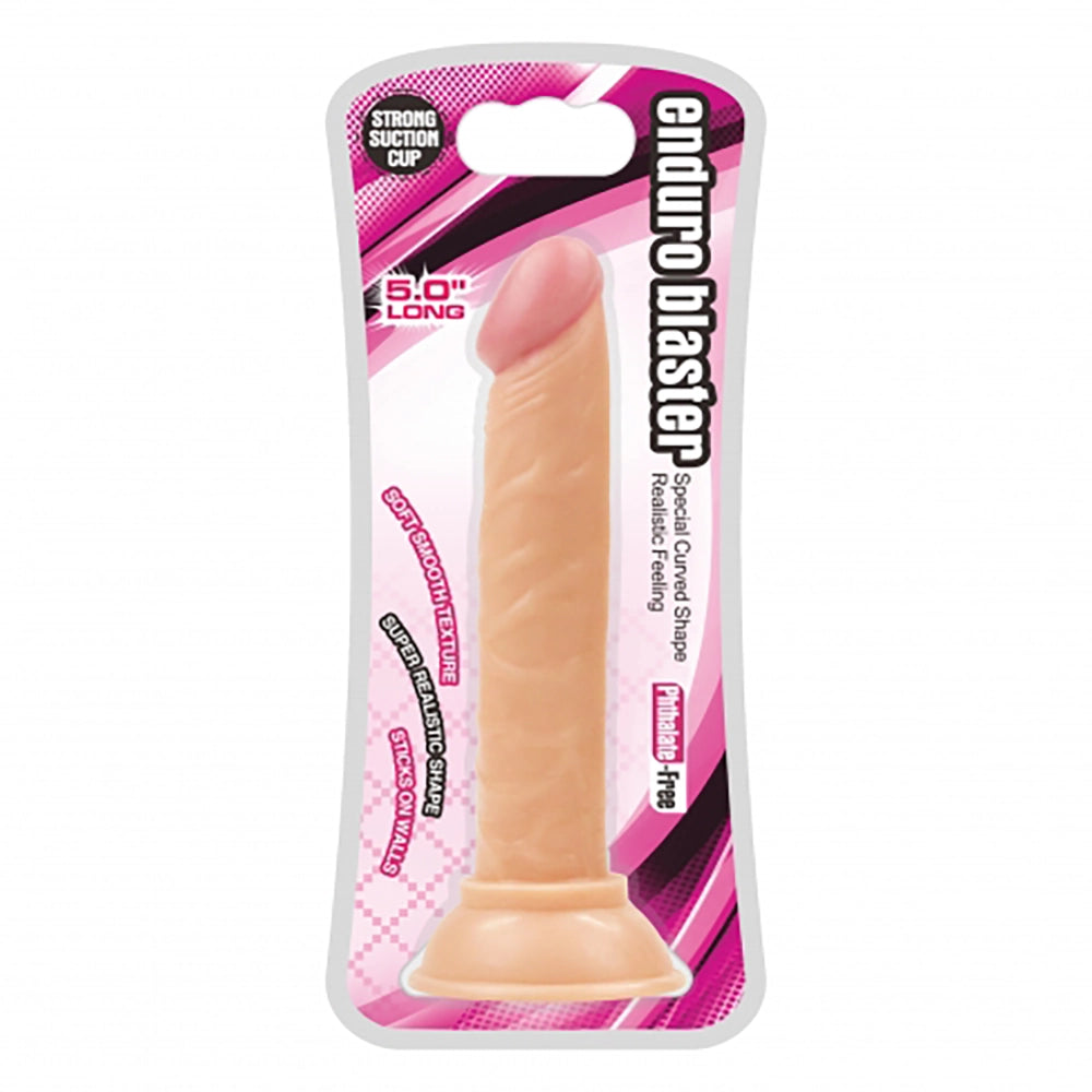 Realistisk dildo Enduro Blaster 13 cm med sugkopp och böjd form från Chambers of Love