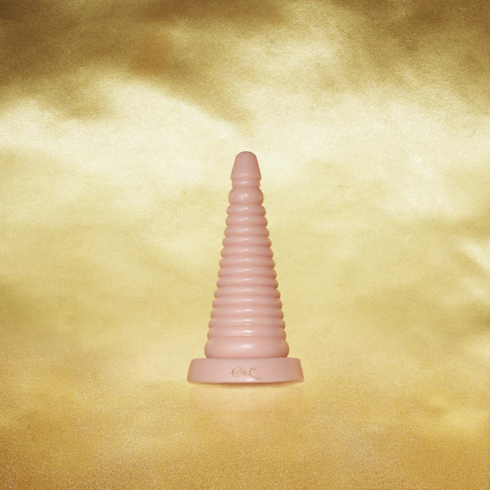 Konischer Anal Plug Schwarz