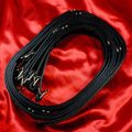 PU-läder bondage remmar 6-delat set – svarta bondage remmar med karbinhake och D-ring – BDSM bondage från Chambers of Love sortiment