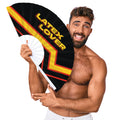 Pride Fan LATEX LOVER Bobo Bear 64 cm klappernder Fächer von Chambers of Love