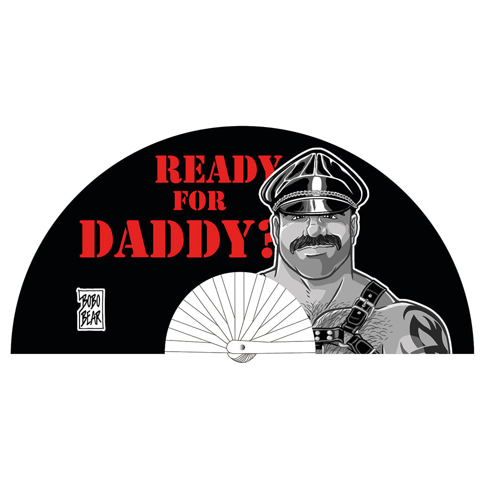 Pride Fan READY DADDY Leder-Daddy-Motivdetail von Chambers of Love
