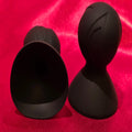 Svarta silikone BDSM Sugkoppar för bröstvårtor 7 x Ø5,4 cm från Chambers of Loves sortiment