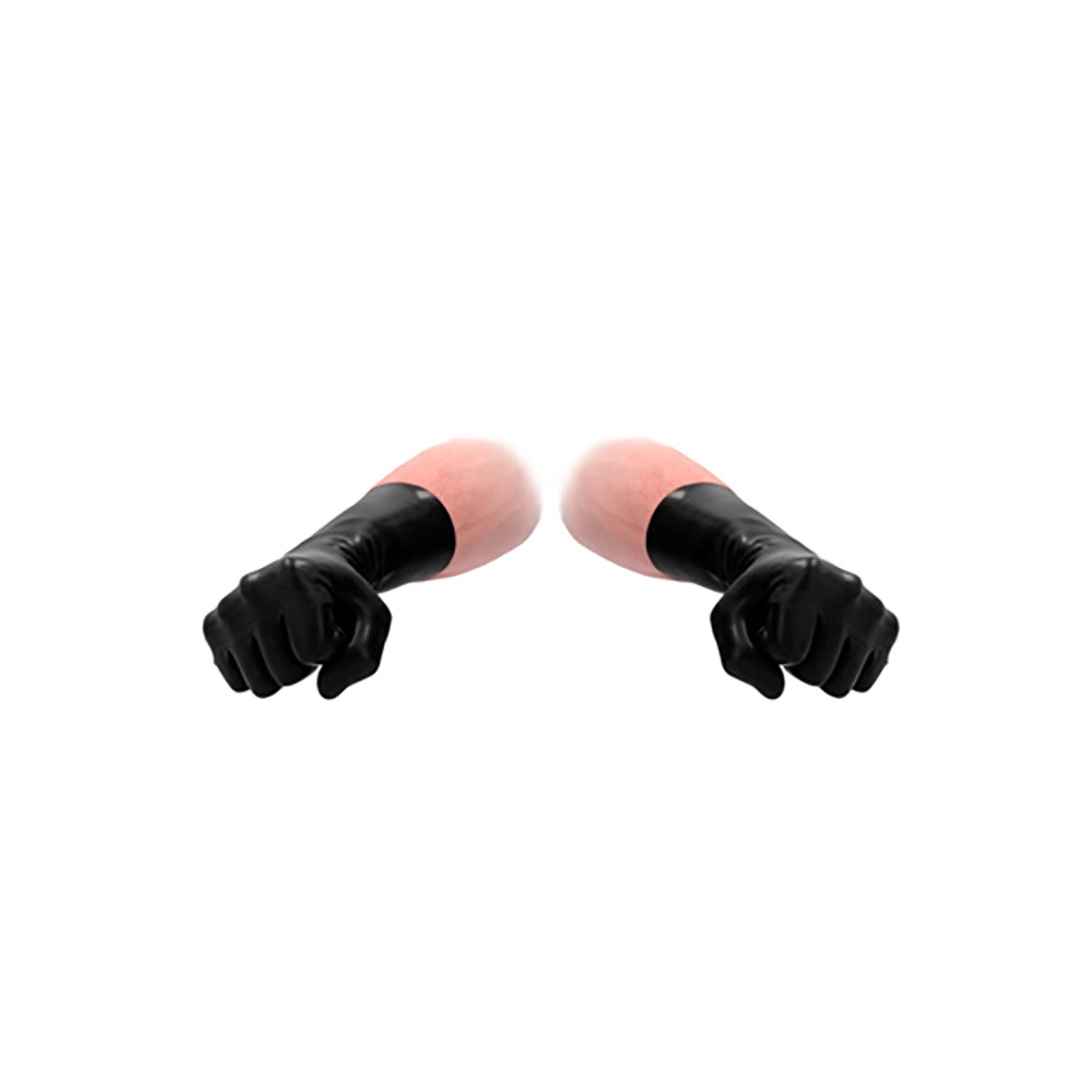 FIST IT kurze Latexhandschuhe – schwarz