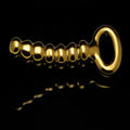 Glasdildo med beads