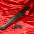 Smal Läder Tawse klassisk BDSM paddel från Chambers of Love