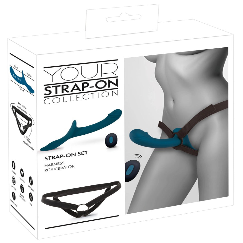 Strap-On Set blå