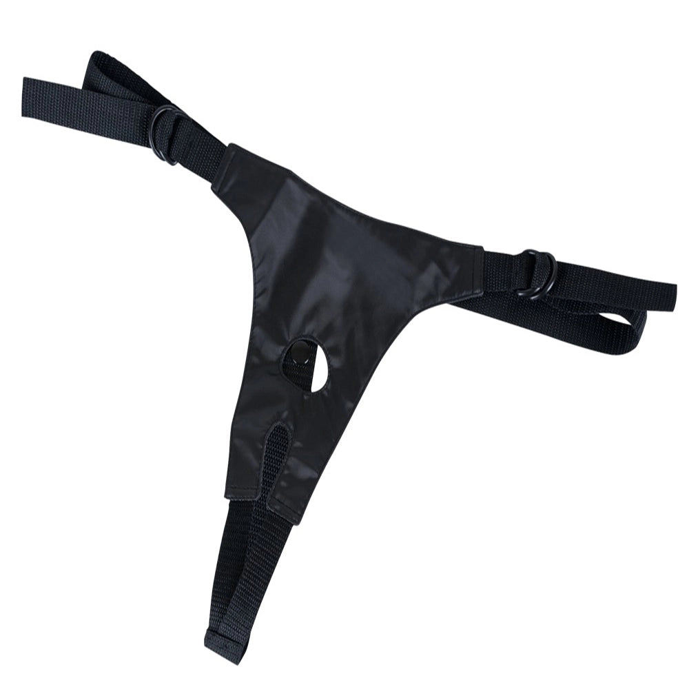 Svart strap-on harness från You2Toys med justerbara remmar för strap-on set hos Chambers of Love